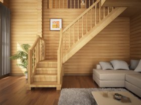 Преимущества деревянных лестниц в доме